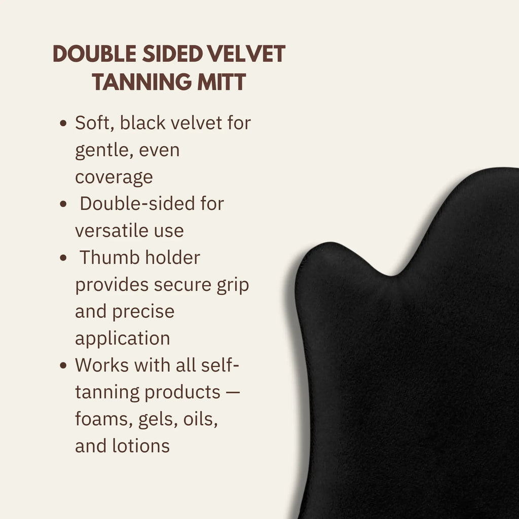Perfect Tan Velvet Tanning Mitt – Double Sided Applicator