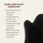 Perfect Tan Velvet Tanning Mitt – Double Sided Applicator