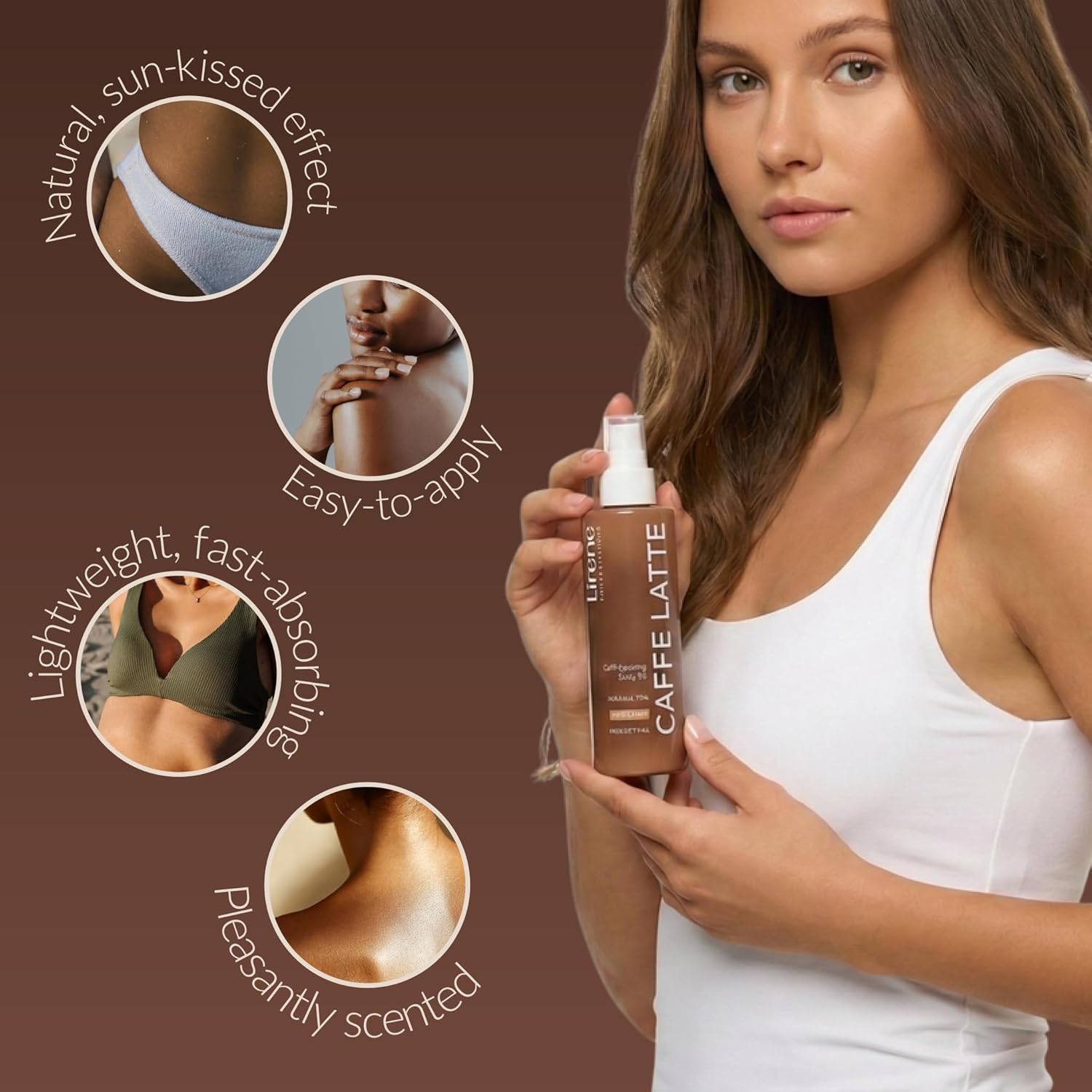 Perfect Tan Self Tan Body Oil – Caffè Latte Dry Touch Glow