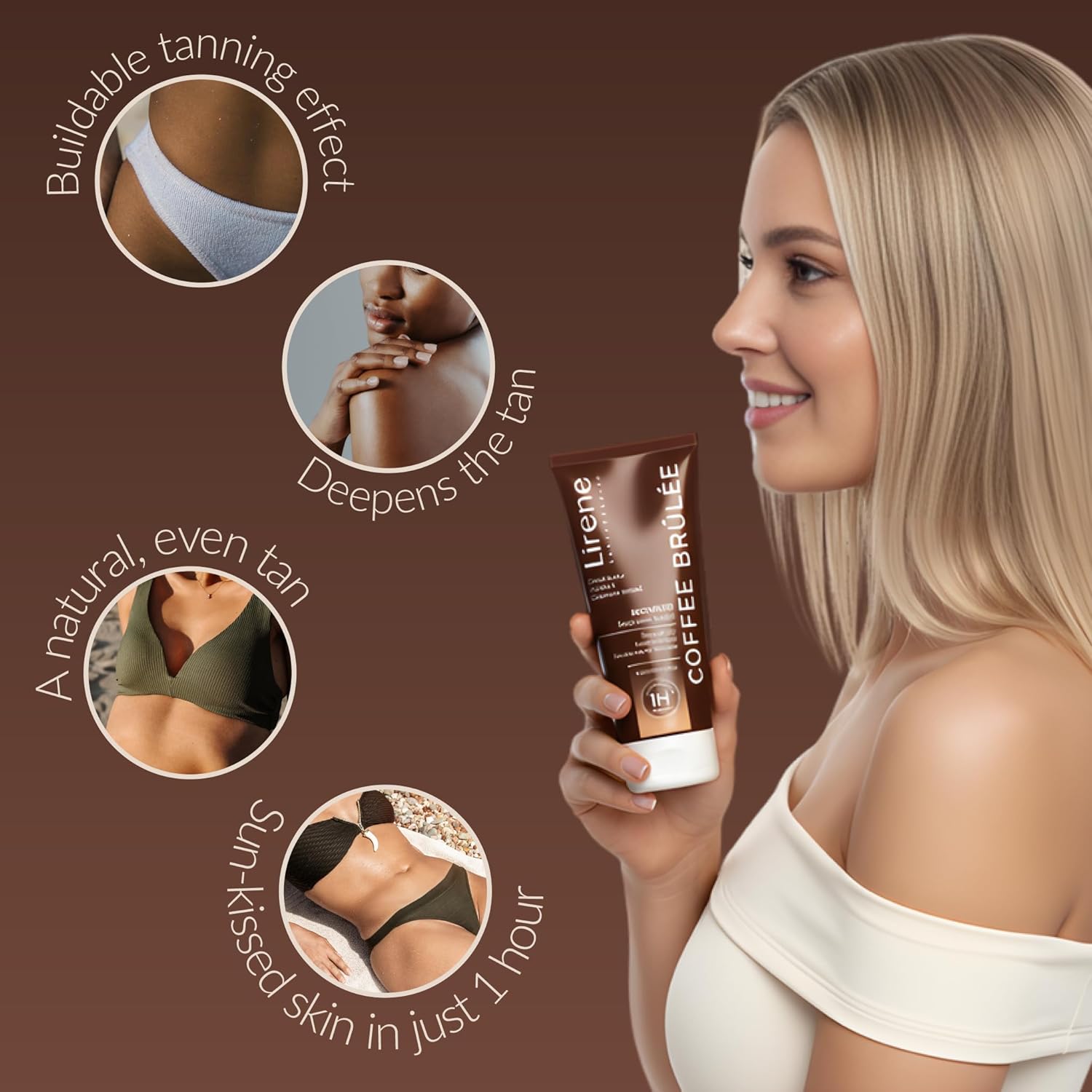 Perfect Tan Body Balm – Coffee Brûlée 1 Hour Self Tan