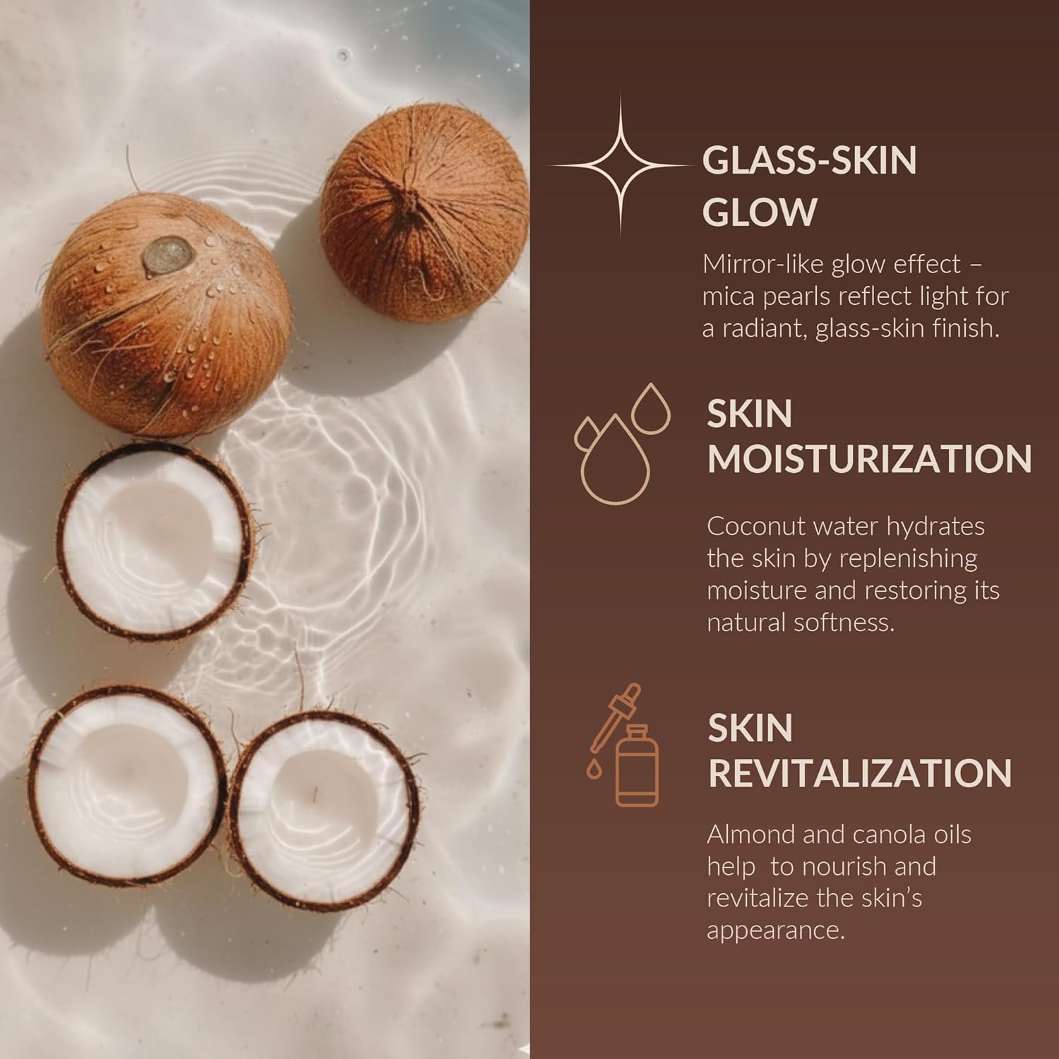 Coconut Shine Illuminating Body & Face Cream – Instant Glow