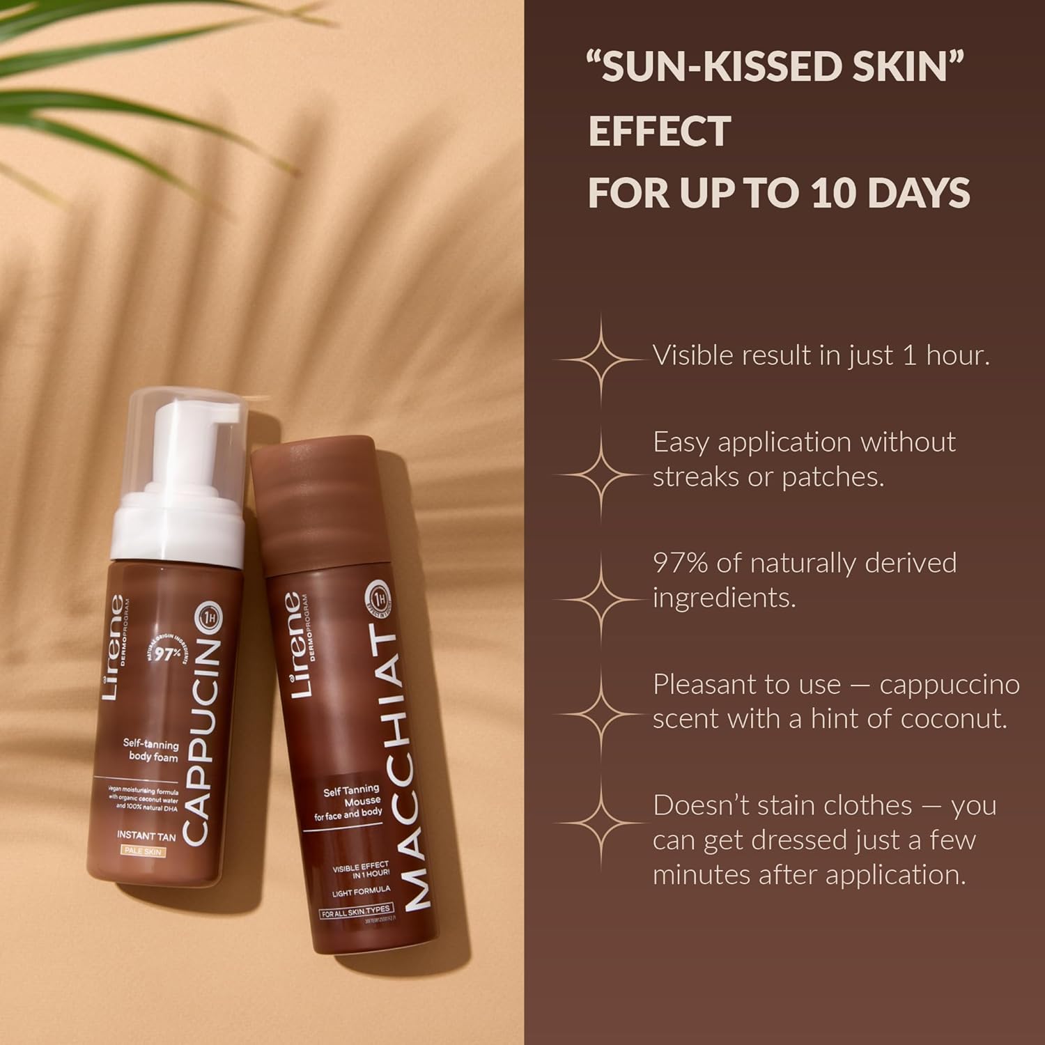 Perfect Tan Bronzing Mousse – Cappuccino Light Self Tan Foam