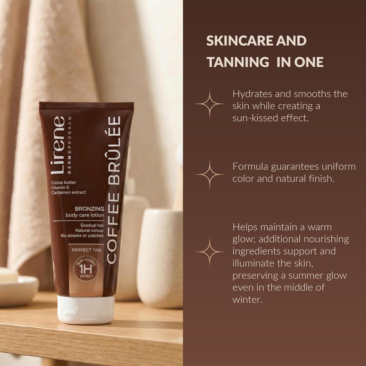 Perfect Tan Body Balm – Coffee Brûlée 1 Hour Self Tan
