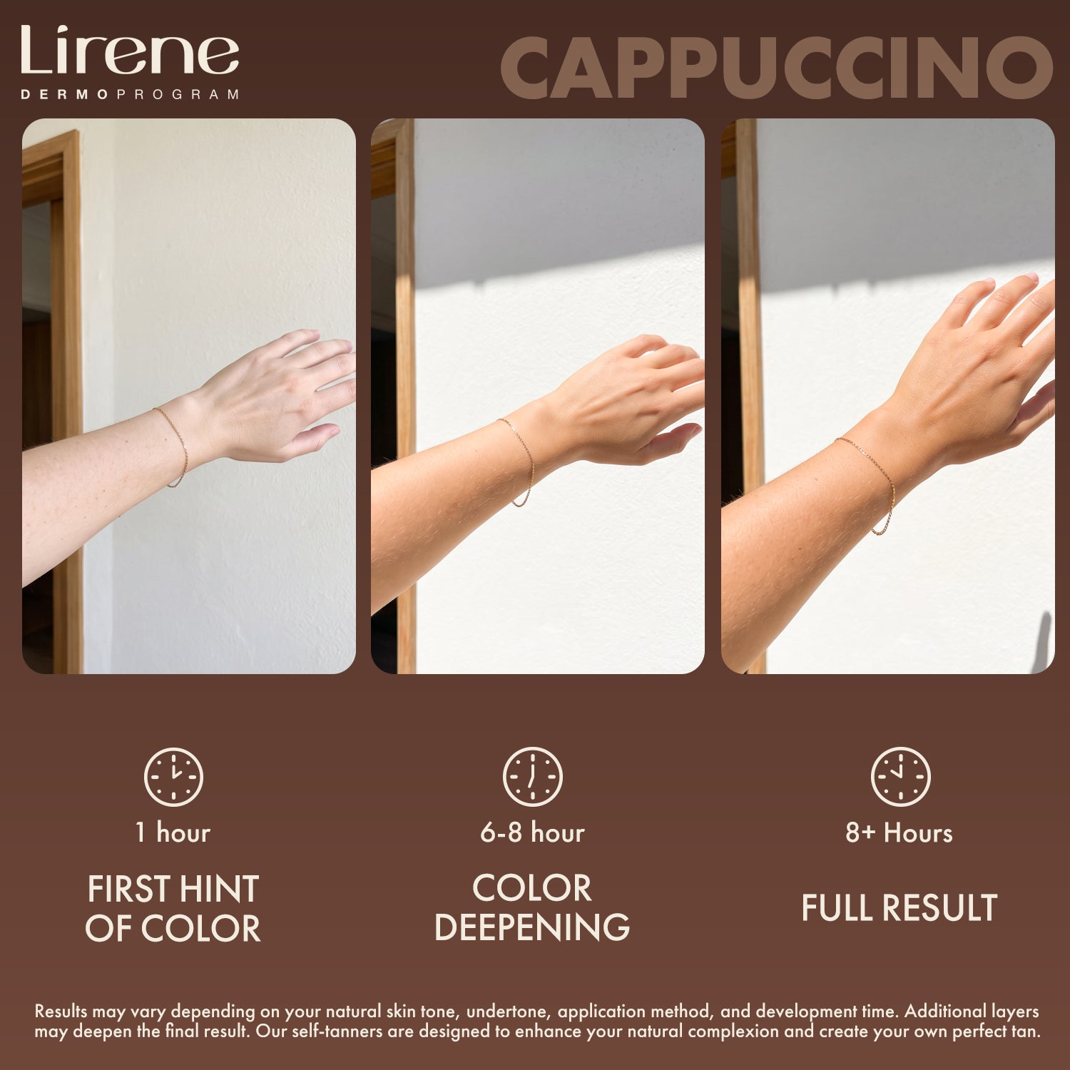 Perfect Tan Cappuccino Self Tanner Foam for Fair to Light Skin, Quick-Developing, 150m