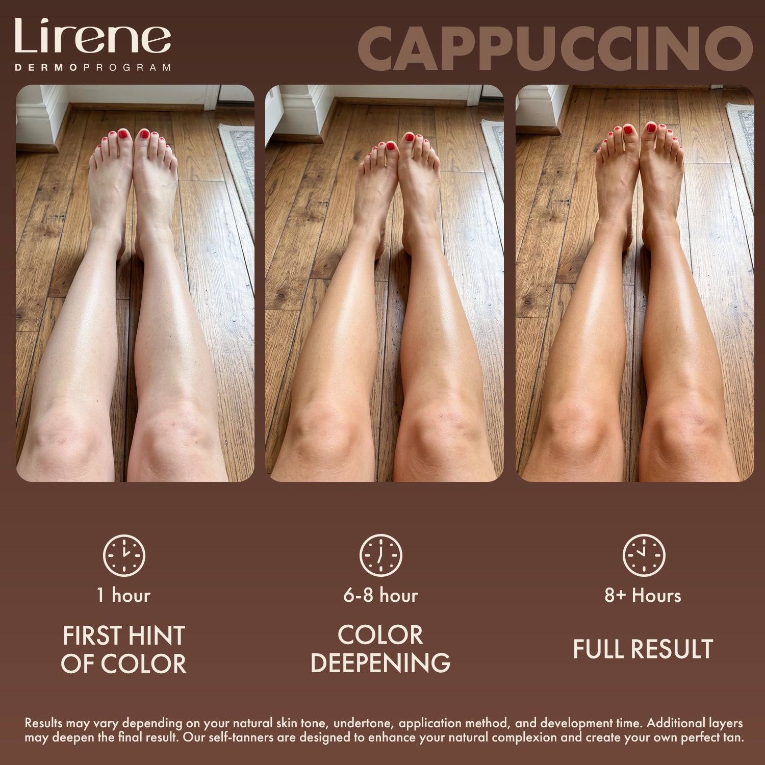 Perfect Tan Cappuccino Self Tanner Foam for Fair to Light Skin, Quick-Developing, 150m