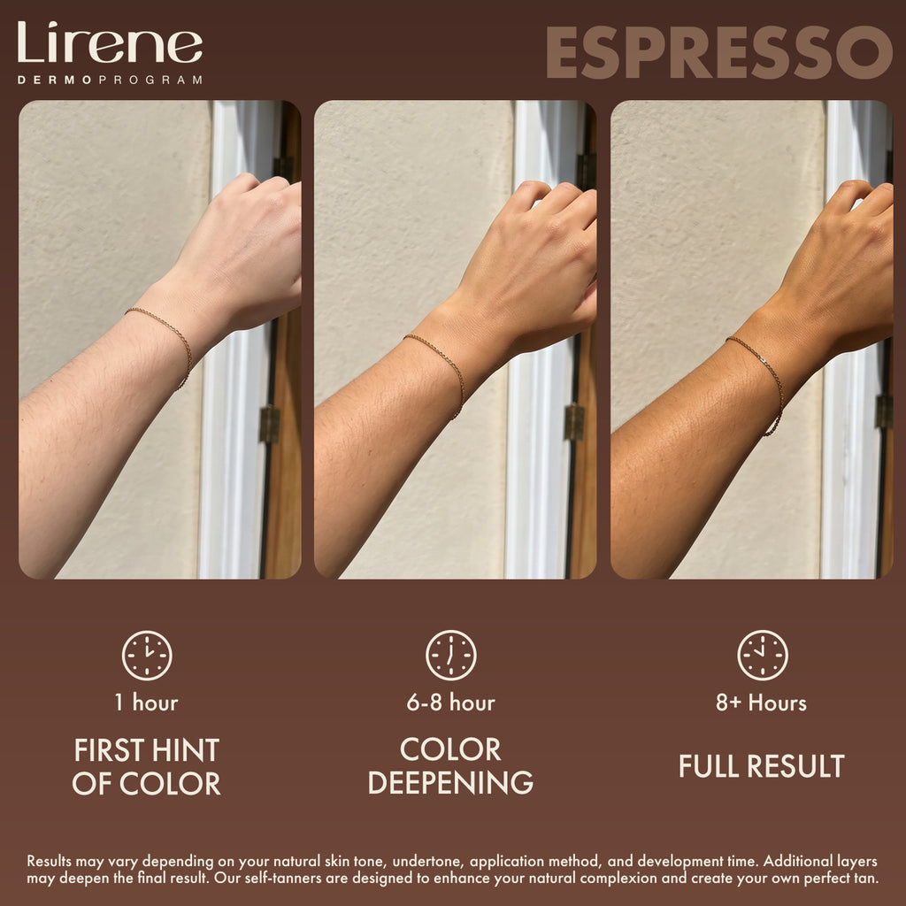 Perfect Tan Espresso Self Tanner Foam for Medium to Dark Skin, Quick-Developing, 150ml